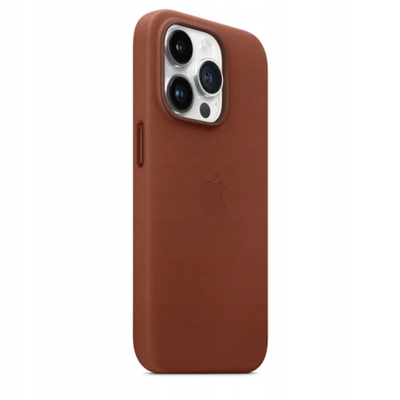 Genuine APPLE iPhone 14 Pro MagSafe Leather Case - Brown (Umber) - MPPK3ZM/A