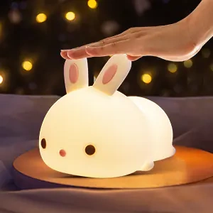 Sweet Rabbit night light for children - RGB LED lamp + TIMER + PILOT