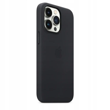 Genuine APPLE iPhone 13 Pro Max Leather Case - Black (Midnight) - MM1R3ZM/A