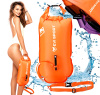 SAFETY SWIM BUOY with DRY POCKET INFLATABLE BOARD ADJUSTMENT