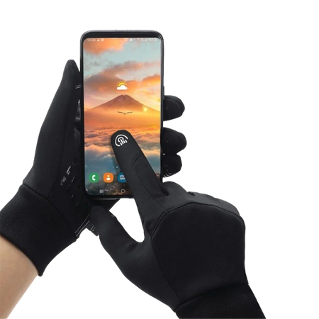 Rękawiczki sportowe dotykowe zimowe męskie / damskie do telefonu - L / XL