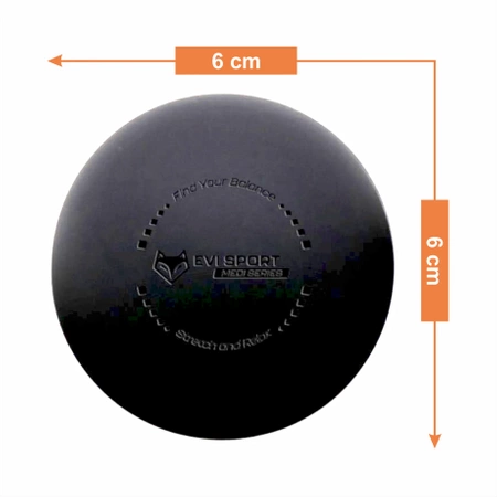 Massage Ball ROLLER, HARD silicone, LACROSSE ball - POINT MASSAGER