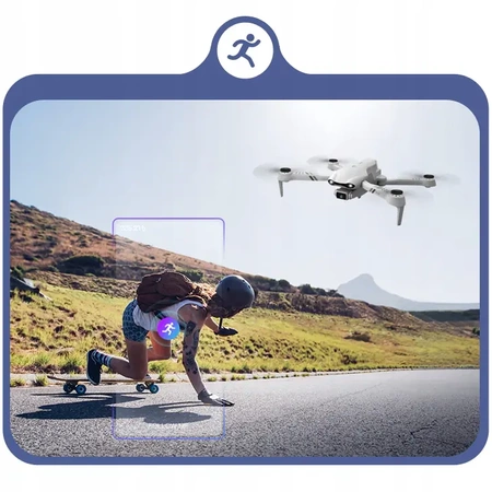 Drone EVI F10 camera 4K HD WIFI toy, hover, range 2km + 3 batteries (3x25 min)