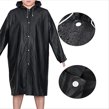 RAINCOAT WOMEN'S MEN'S Rain Poncho with HOOD