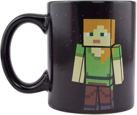 MINECRAFT thermoactive mug with Enderman Steve Alex