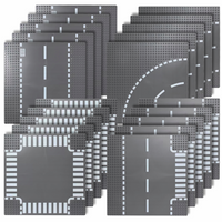 CONSTRUCTION PLATES for LEGO bricks 32x32 XL creative SET of 20 pieces ROAD