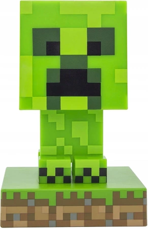 Lampka nocna MINECRAFT CREEPER 3D ICON - lampa LED
