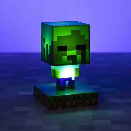 MINECRAFT ZOMBIE 3D ICON bedside lamp - LED lamp