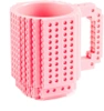 Creative LEGO Brick Mug with Starter Kit - Light Pink