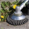 Head for petrol scythe, trimmer - wire brush weave for ankle cleaning