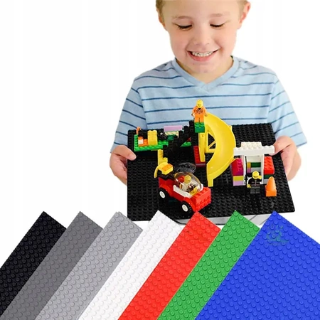 STAVEBNÍ DESKY na LEGO kostky 32x32 XL kreativní SADA 5 kusů Černá