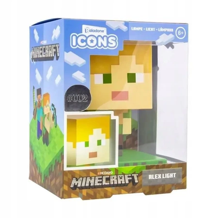 MINECRAFT ALEX 3D ICON bedside lamp - LED lamp