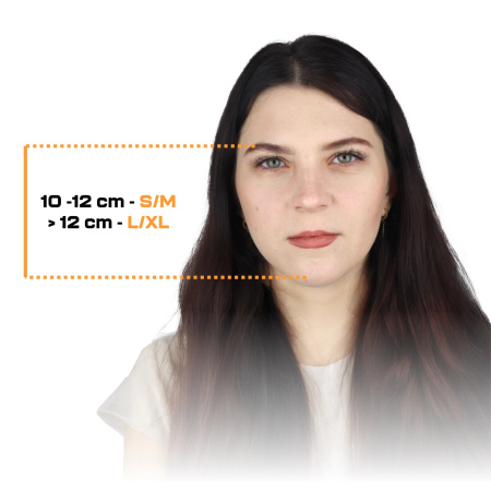 Maska na potápění plavání šnorchlování celotvářová neparující Pro L/XL