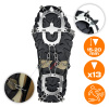 HIKING SHOE GRIPPERS ANTI-SLIP CHAINS TREKKING SPIKES WITH CASE - 41-43 CRAMPONS PRO+