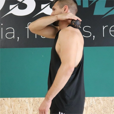 PIŁKA do MASAŻU REHABILITACYJNEGO ROLLER Wałek 8cm LACROSSE CROSSFIT +EBOOK