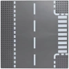 Construction board for LEGO bricks - road crossing 3