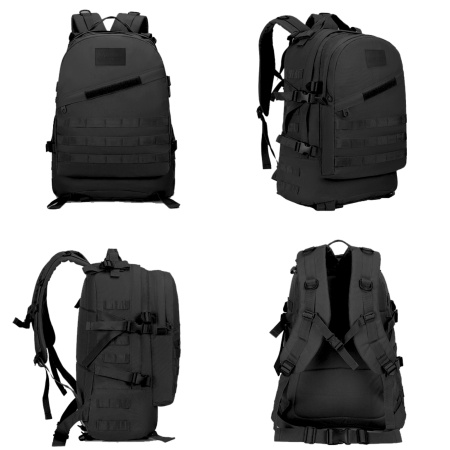 MILITARY TACTICAL BACKPACK TOURIST SPORT TREKKING FOR MOUNTAINS - BLACK