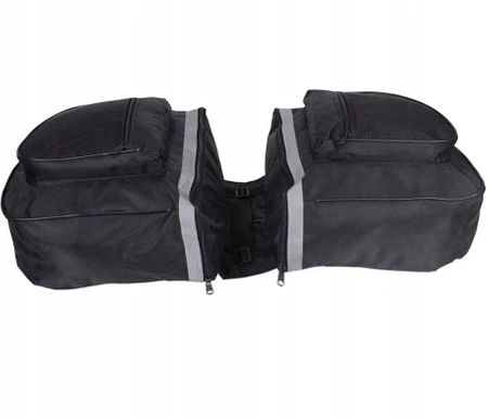 Bike pannier bag for carrier - large, roomy for bicycle