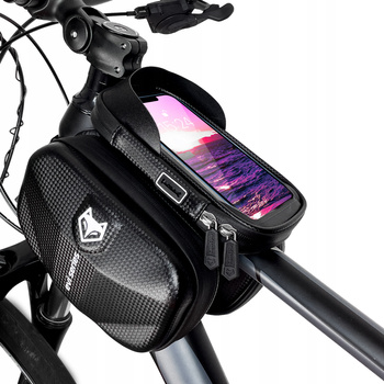 Bike frame pannier, phone holder, waterproof bag size XL