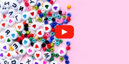 Korálky na náramky náhrdelníky šperky SADA kreativní DIY písmena