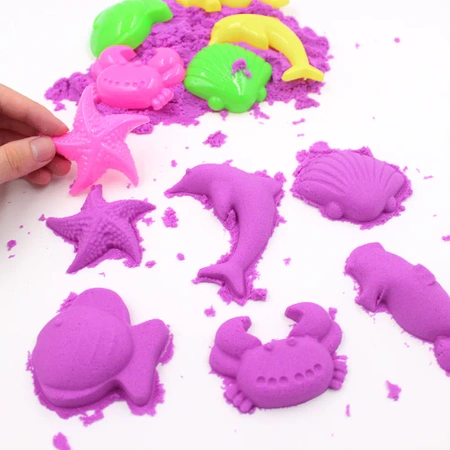 Kinetic sand for children 1 kg - purple