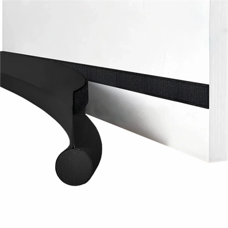 FOAM DOOR WINDOW GASKET, single with Velcro, black - set of 4