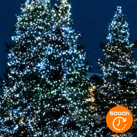 OUTDOOR CHRISTMAS LIGHTS 500 LED CHRISTMAS LIGHTS FOR CHRISTMAS TREE 35m XXL - COLD