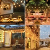 SOLAR GARDEN LIGHT GARLAND 20x LED BALL BULBS DUSK SENSOR