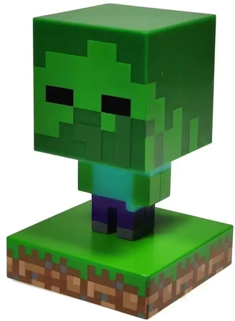 MINECRAFT ZOMBIE 3D ICON noční lampa - LED lampa