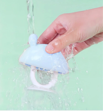 Gryzak logopedyczny - grzybek Teether mashroom zabawka sensoryczna niebieska