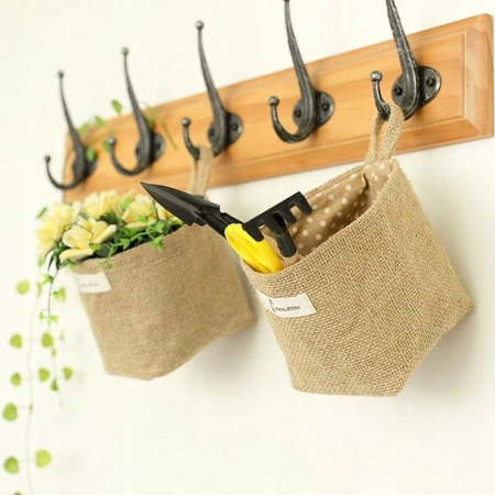BOHO kitchen containers linen organizers set of 3 pieces