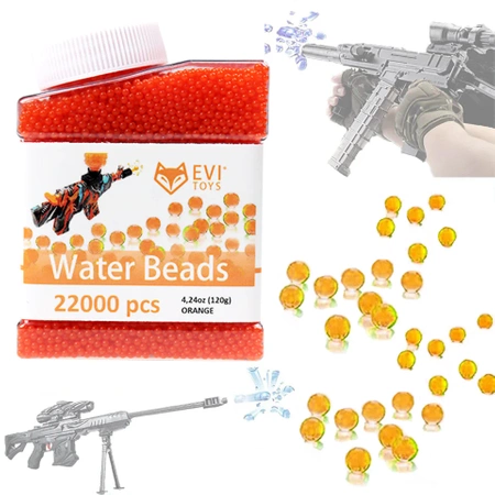 7-8mm oranžové gelové náboje 22000 pro pistole a pušky