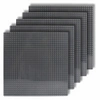 CONSTRUCTION PLATES for LEGO bricks 32x32 XL creative SET of 5 pieces dark grey