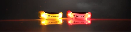 Reflective armband, GLOWING LED, waterproof, for running bike, SET of 2 pc