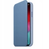 Genuine APPLE iPhone X XS Leather FOLIO Case - Blue (Cornflower) - MVFD2ZM/A