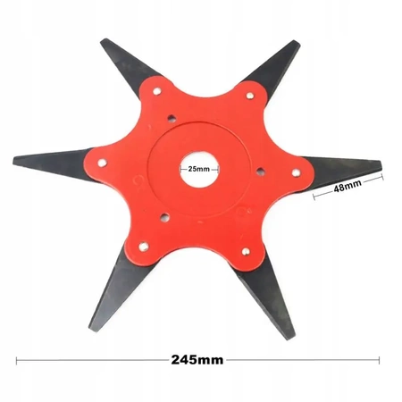 Głowica do kosy spalinowej, podkaszarki - tarcza, ostrze, trymer do krzewów i zarośli