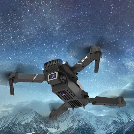 Dron EVI E100 PRO 2 kamery 4K HD WIFI zabawka, zawis 250m + BATERIE 3x20min