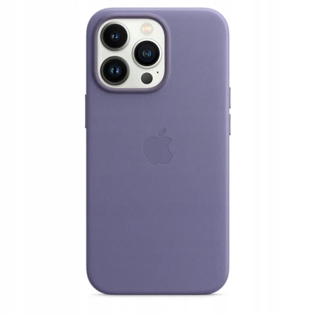 Originální kožené pouzdro APPLE iPhone 13 Pro - Glycin (Wisteria) - MM1F3ZM/A