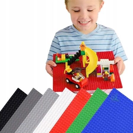 CONSTRUCTION PLATES for LEGO bricks 32x32 XL creative SET of 5 pieces Red