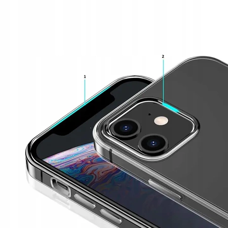 Etui ochronne pancerne + szkło hartowane do iPhone 12 Mini