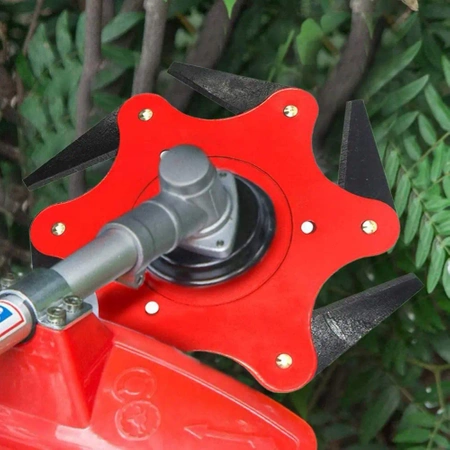 Head for petrol scythe, trimmer - disc, blade, shrub and brush trimmer