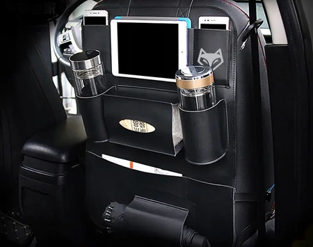 Car seat organiser, seat protection cover Eco-leather