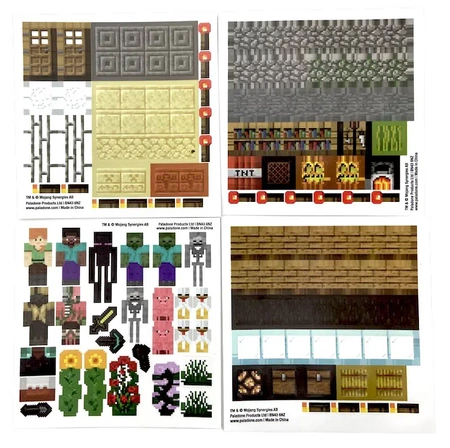 MINECRAFT DIY hrnek (Build A Level) se samolepkami