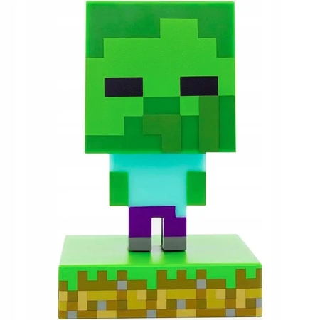 Lampka nocna MINECRAFT ZOMBIE 3D ICON - lampa LED