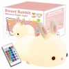 Sweet Rabbit night light for children - RGB LED lamp + TIMER + PILOT