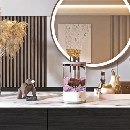 Electric Device for Cleaning Cosmetic Brushes, USB