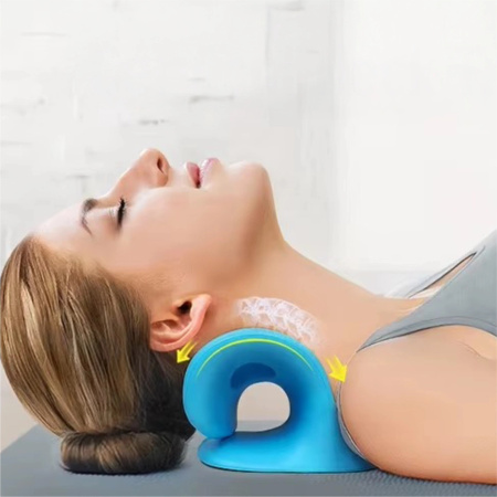PODUSZKA POD KARK Masaż Kręgosłupa ROZLUŹNIACZ DLA SZYI Ulga MASAŻER NA BÓL