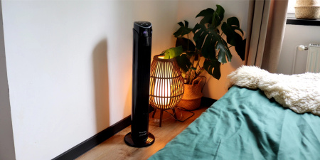 Wentylator kolumnowy EVI BreezeTower32" Wiatrak Stojący Podłogowy JONIZACJA