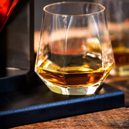 Karafka do Whisky ze szklankami EVI PREMIUM Diament - zestaw prezentowy