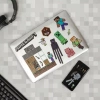 MINECRAFT stickers for laptop, tablet, phone - set of 101 pieces